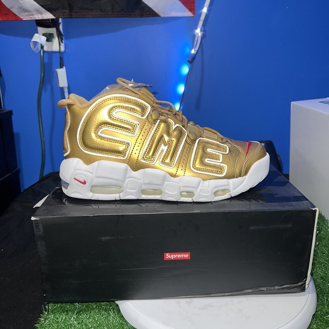 Uptempo x Supreme Metallic Gold 