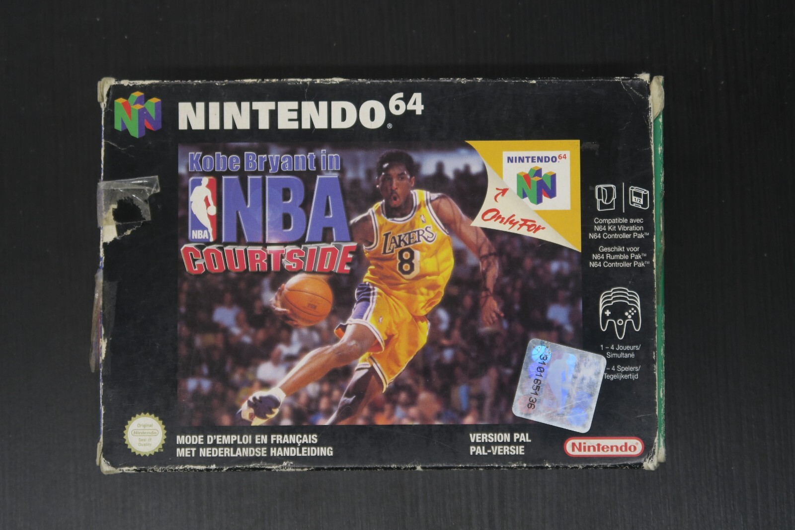Kobe Bryant in NBA Courtside Nintendo 64 Complet PAL EUR FRA N64