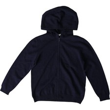 DOLCE & GABBANA Kids Sweater Black Cashmere Hooded Sweatshirt s. Tag 6yrs 290usd