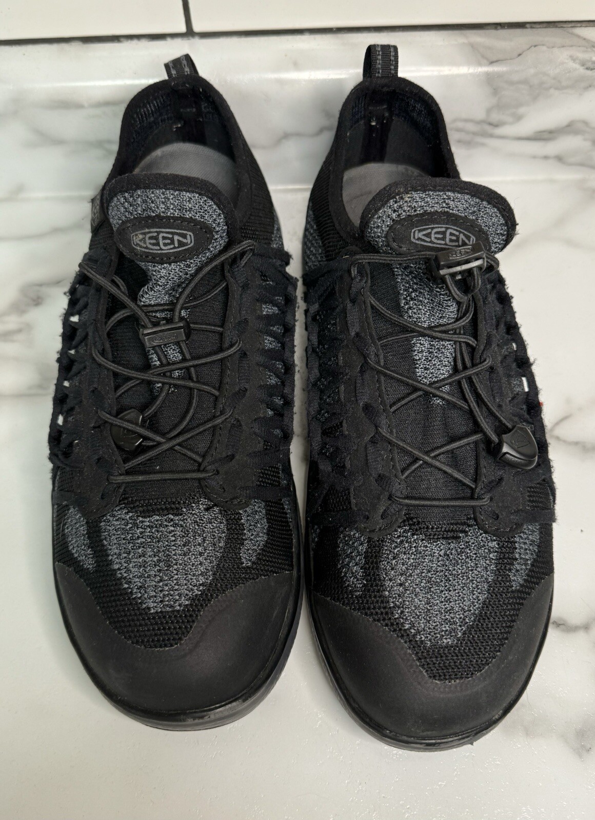 Keen Uneek Exo Sneakers Uomo 10 Nero 1018767 Scarpe Escursionismo Bungee Trail Outdoor