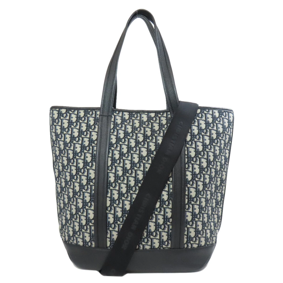 Sac fourre tout CHRISTIAN DIOR oblique 2 voies toile veau