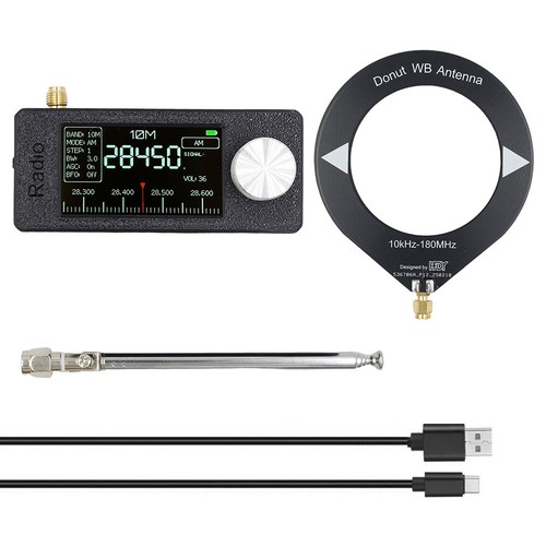 0.5-108 MHz SI4732 Portable Radio LSB USB AM FM Radio Donut WB Antenna - Zdjęcie 10 z 21