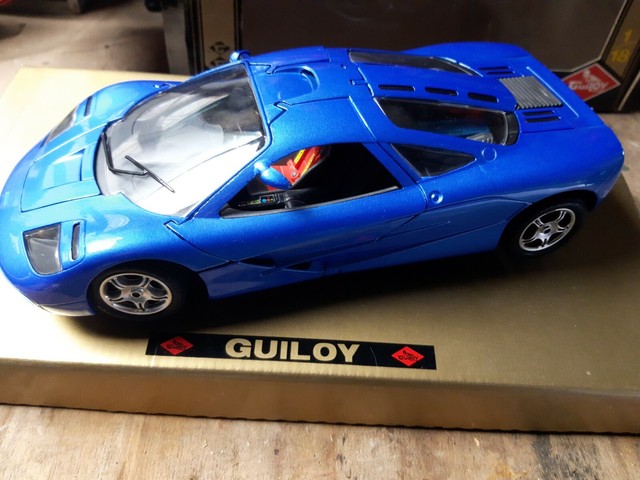 Guiloy Gold 1/18 Scale Blue McLaren F1 Prototype GTR Ref. 67503 Unboxed