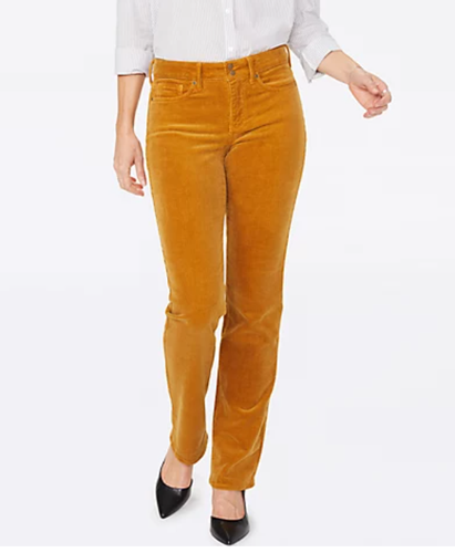 Marilyn Straight Leg Corduroy Jeans 