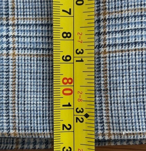 Chaqueta Blazer DAKS London Para Hombre 100% Lino Cuadros Ligera de Verano Talla UK 46 R - Imagen 12 de 12