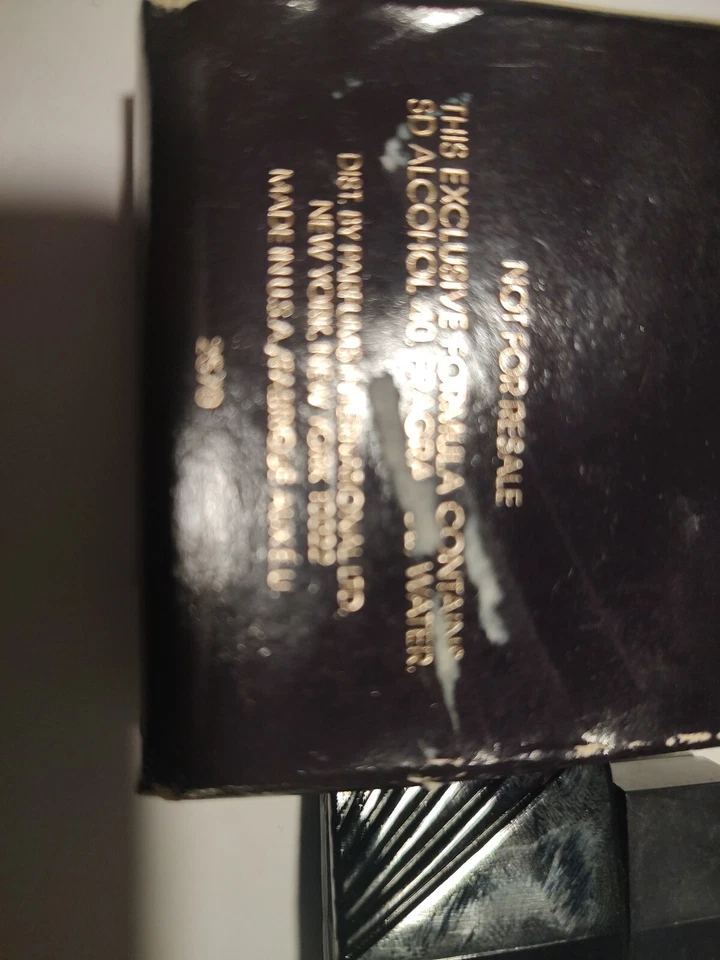 ELIZABETH TAYLOR'S PASSION FOR MEN COLOGNE .2 FLOZ TRAVEL VINTAGE 90's BOX SHOWN - image 2 of 2