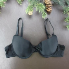 Mamia Bra Size 36A Black Padded Underwire Adjustable Clasp Back