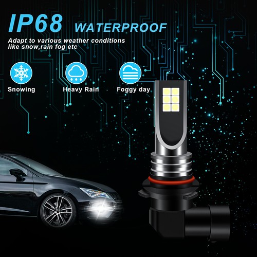 For Lexus IS250 IS350 2006 - 2010 6pc 8000K LED Headlights + Fog Light Bulbs kit - Picture 11 of 14