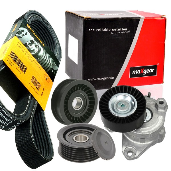 Contitech 6PK2404 Keilrippenriemen-Satz + Spanner FüR CL203 C219 R171-image