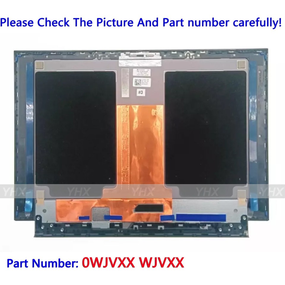 Jxjslp Tapa trasera LCD de repuesto para laptop Dell Inspiron 15 351