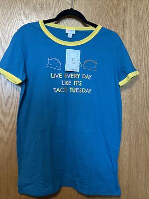NWT LuLaRoe Size Medium M Liv  Live Every Day Like It s Taco Tuesday  New WTags