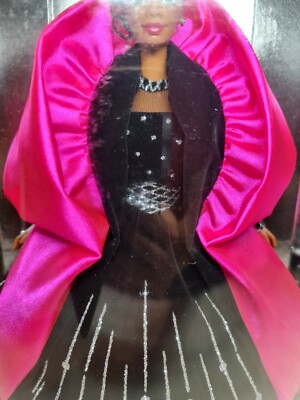 Barbie AA Happy Holidays 1998 - Robe Noire Et Rose - Mattel 20201 - Boîte Décollée