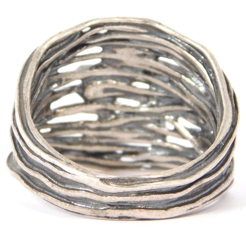 ODER PAZ RING ÄTHERISCHER STERN STERLINGSILBER DURCHBROCHEN - Bild 4 von 4