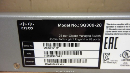 Cisco SG300-28 18 ports Gigabit + 2 x commutateur rack géré SRW2024-K9 V03 - Photo 4/4