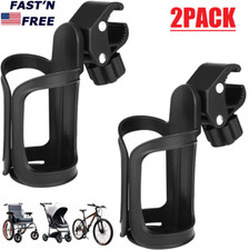 2Pcs Beverage Cup Holder For Wheelchair Walker Rollator Bike Stroller Universal
