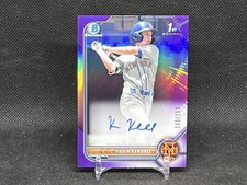 2022 Bowman Chrome Kevin Kendall 1st Bowman Auto Purple Refractor  #’d /250 Mets