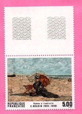 FRANCE - 1987 - YT2474**MNH - BdF - SERIE ARTISTIQUE - E. BOUDIN - COTE 3€