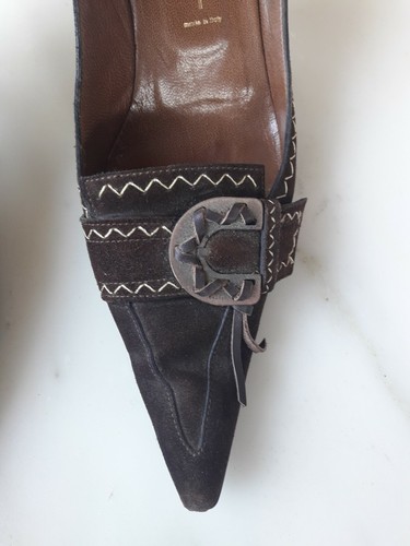 Scarpe Decolte Donna Casadei Vintage Camoscio - Foto 2 di 6