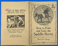 How to Ride & Train the Saddle Horse Prof Jes...