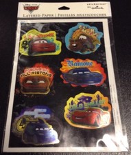 Disney Pixar Cars Stickeroni From Hallmark Layered Paper