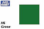 H6 Green Gloss (10 ml) H006 - mrhobby modellismo