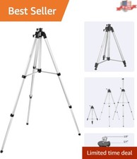 Versatile Aluminum Laser Tripod with Stability Features - Easy Transport