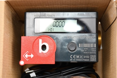 Kompakt-Wärmezähler Wärmemengenzähler Brummerhoop F90 U3 3.5 m3 h DN 20 130 mm - Bild 6 von 6