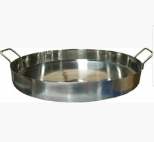 Plato Comal redondo 20 pulgadas X 2,5 pulgadas lateral