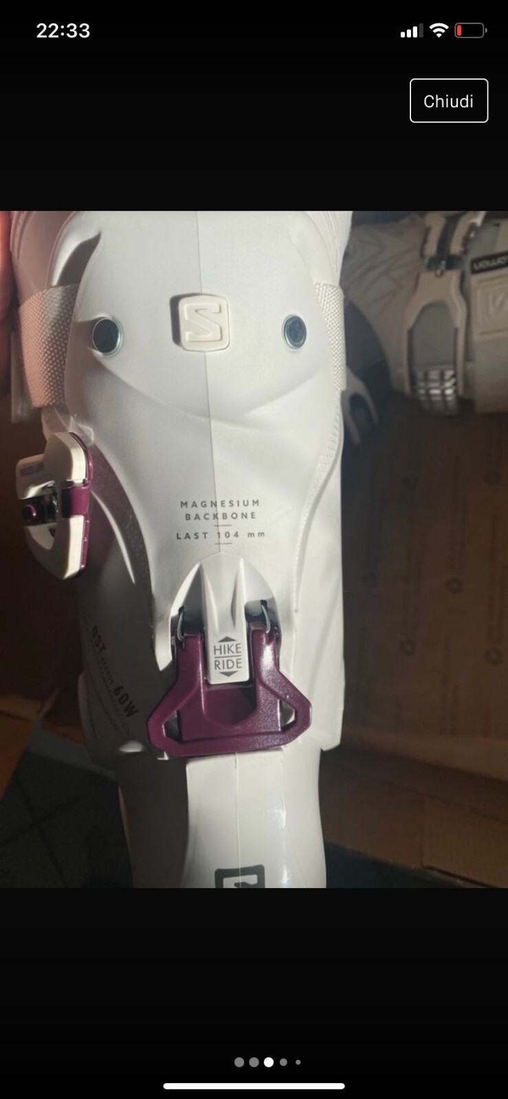 scarponi sci Salomon donna