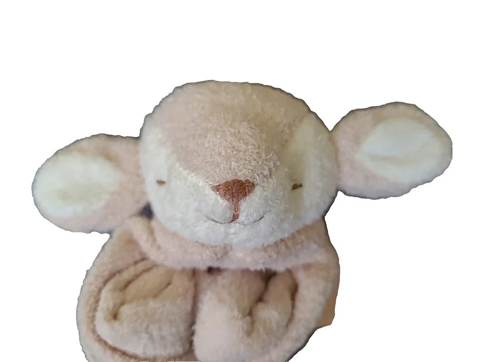 Angel Dear Baby Boy Ciervo Fawn Lovey Manta de Seguridad 13"x13" NUEVO Peluche Lovie Foto 2 de 4