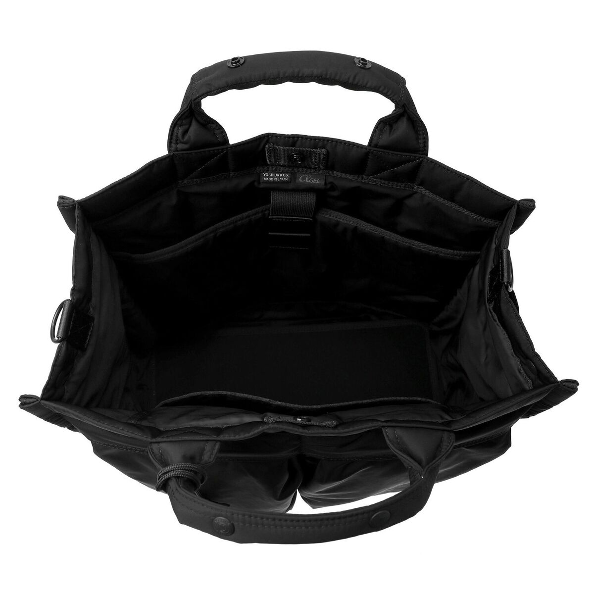 YOSHIDA & Co. PORTER. SENSES. 672-26819. Tote Bag. Black YOSHIDA & Co. PORTER. SENSES. 672-26819. Tote Bag. Black