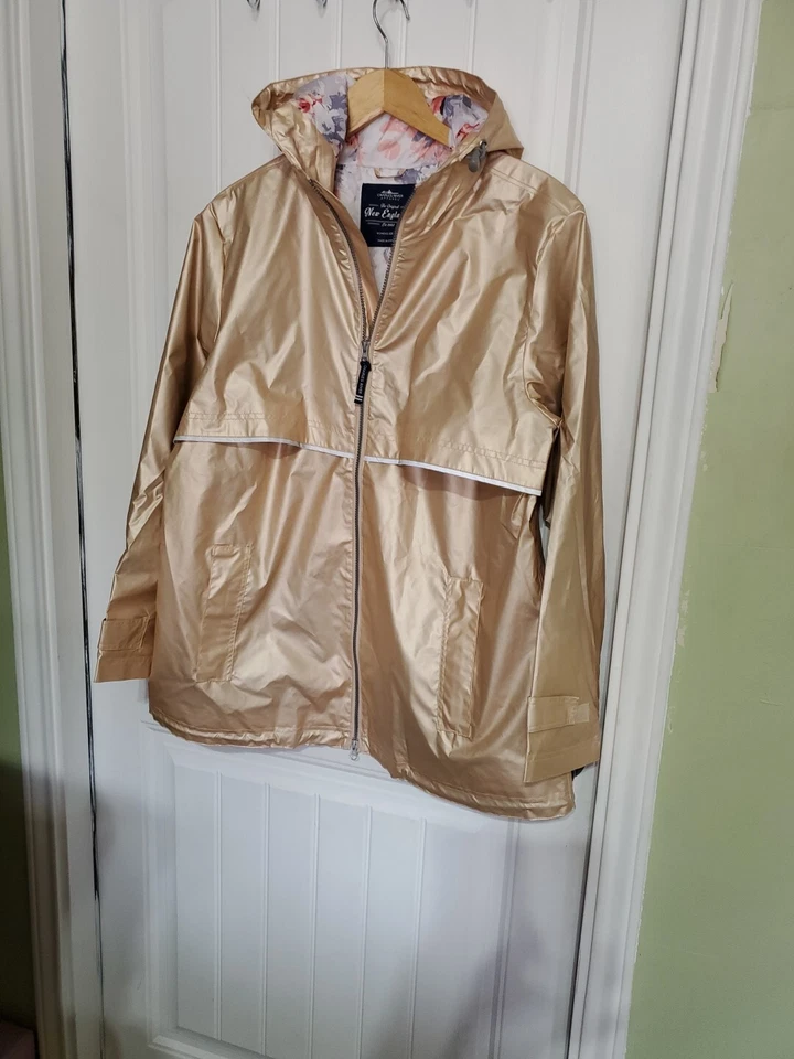 Chaqueta de lluvia Charles River New Englander para mujer TALLA XL Foto 4 de 4