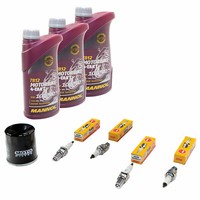 3L ÖL Inspektionspaket FüR Honda Cbx 750 F RC17 1984-1986 ÖLfilter + ZüNdkerzen