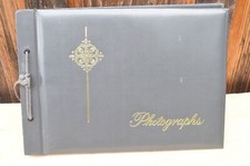 Vintage Photographs Scrapbook Photo Album Memory Book Blank Pages