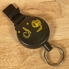 KEY-BAK Security Heavy Duty Retractable Carabiner Belt-Clip Keychain Holder