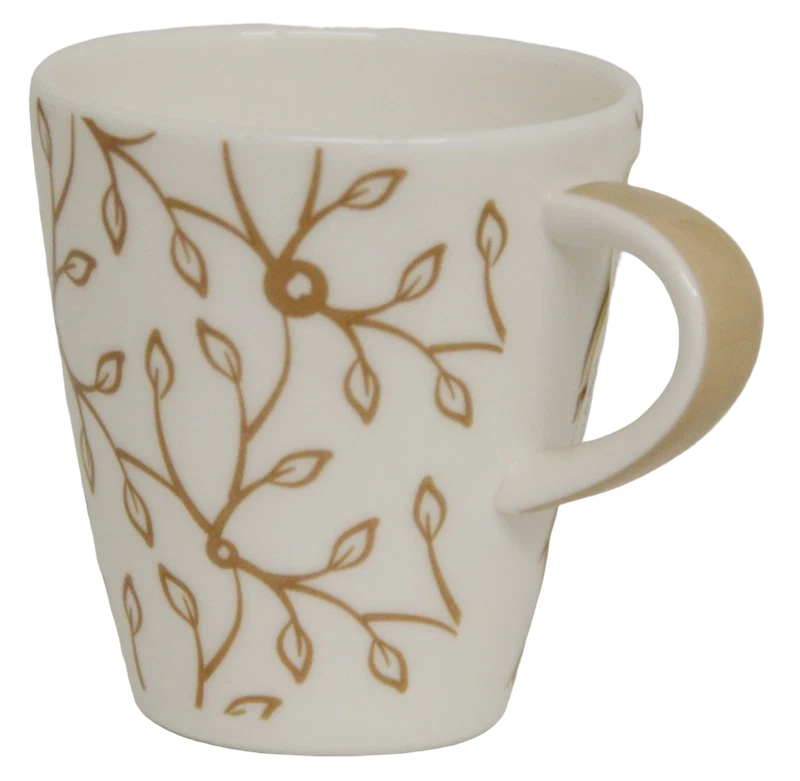 Tazze Tazzine Caffè Set per 4 Villeroy & Boch Flora Caramel Porcellana Marrone, fotografia 8 di 8