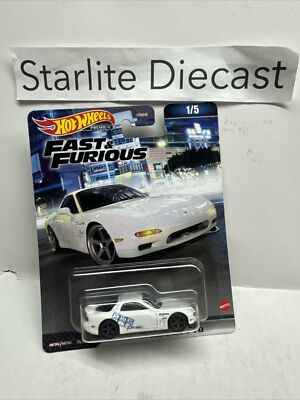 ミニカー Hotwheels FAST& FURIOUS MAZDA RX-7 2024 Hot Wheels Fast Furious 03 DOMINIC TORETTO 1995 mazda rx-7