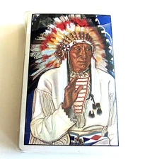 GREAT NORTHERN RAILROAD PLAYING CARDS SEALED DECK WINOLD REISS ARTIST BLACKFEET