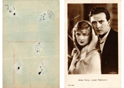 Old postcard AK Iwan Petrovich - Alice Terry. Ross Verlag Photo 3538/1 FILM STAR (558535)