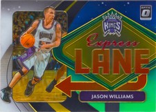 Jason Williams 2020-21 Optic Basketball Express Lane Insert Chrome Card #4 Kings