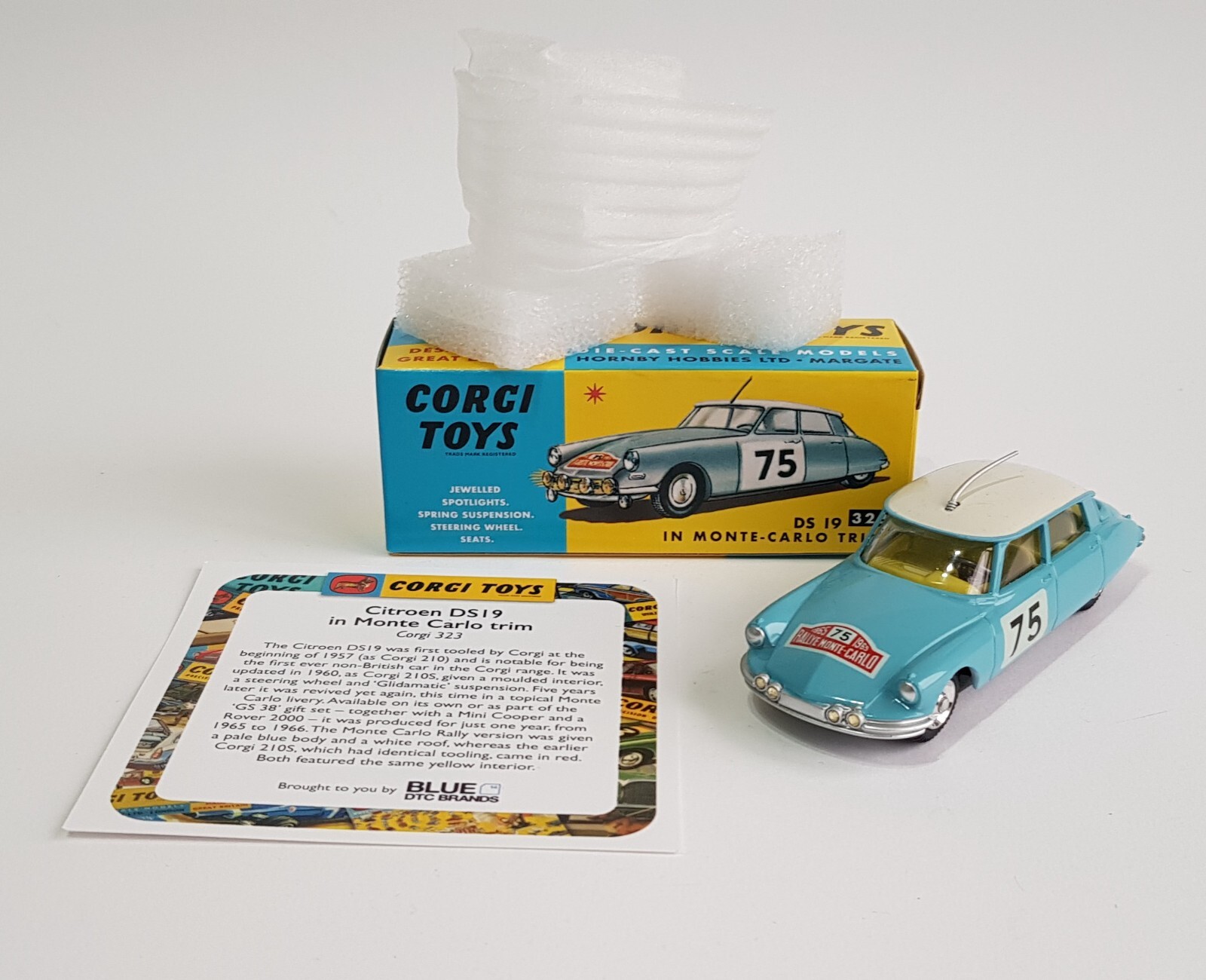 Corgi Toys 323 – Citroën DS 19 Monte Carlo – Miniature Voiture Ancienne