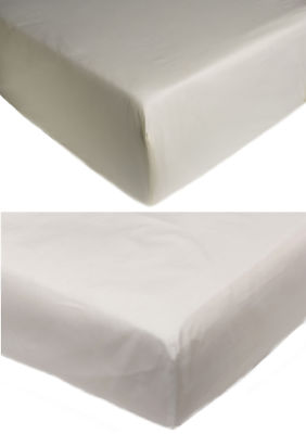 Spannbetttuch Perkal Extra Lang Polycotton Uni Pflegeleicht 10'' Tiefe Bettwäsche