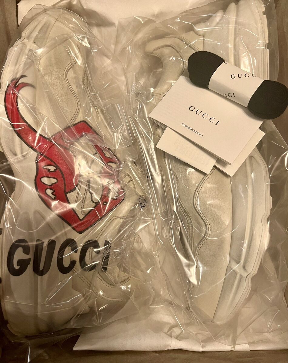 Gucci RHYTON Mouth Print Low Platform Sneaker Mens UK 13 US Gucci RHYTON Mouth Print Low Platform Sneaker Mens UK 13 US