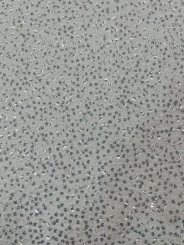 Beaded Sequins Pearl Fabric - Clear - Embroidered Pearl Sequins Fabric By Yard - Picture 5 of 5