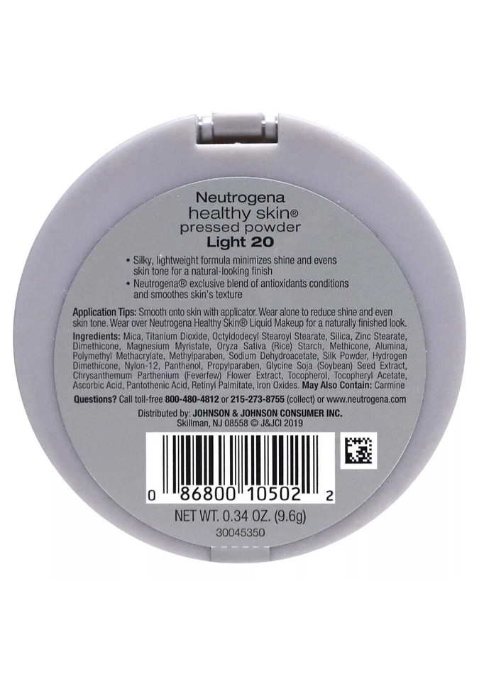 Piel sana, polvo prensado, ligero 20, 0,34 oz (9,6 g) Foto 3 de 3