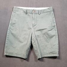 Old Navy Ultimate Slim Chino Shorts Mens 32 Green Frosty Pine Built-In Flex