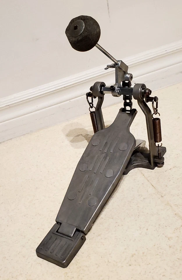 Винтажная педаль для бас-барабана Pearl 1960-е с жестким войлочным молотком - супербыстрая и гладкая A+ - Изображение 2 из 4