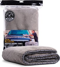 Chemical Guys Woolly Mammoth Large Microfiber Drying Towel - 36 x 25 Inch Gray,