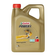 15F565 Engine Oil Castrol POWER1 4T 10W-30 4 Litre Contains Mineral Oil Castrol