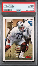 1994 Topps - 1994 Draft Pick Larry Allen #441 ROOKIE CARD EX-MT PSA 6. rookie card picture
